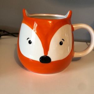 Adorable fox coffee cup.